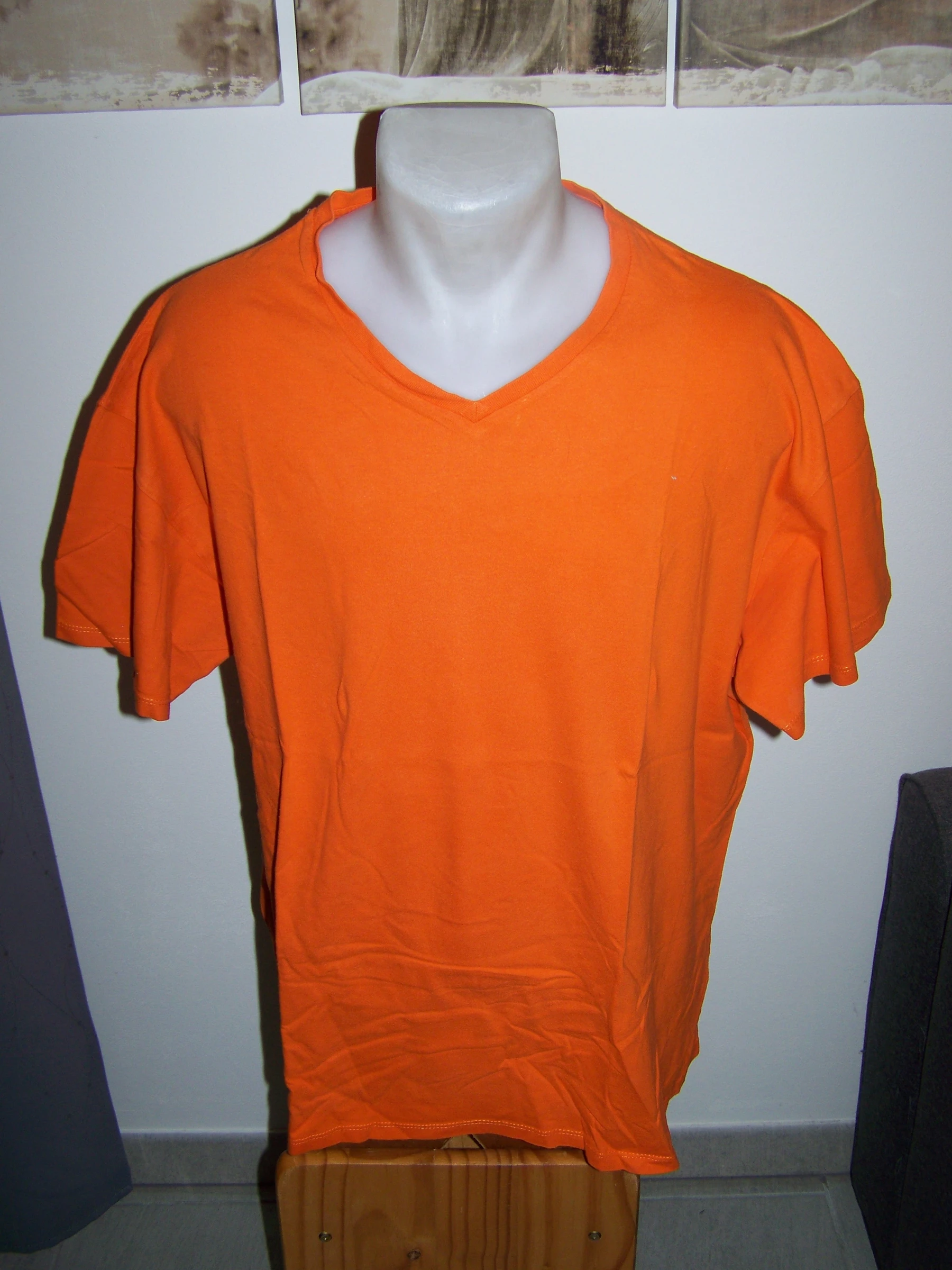 🟧 T-shirt Orange SOL'S – 100% Coton – Taille XXL